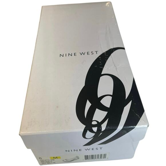 NIB Nine West Flat Espadrilles / Navy & White Striped - 8 - Picture 10 of 10